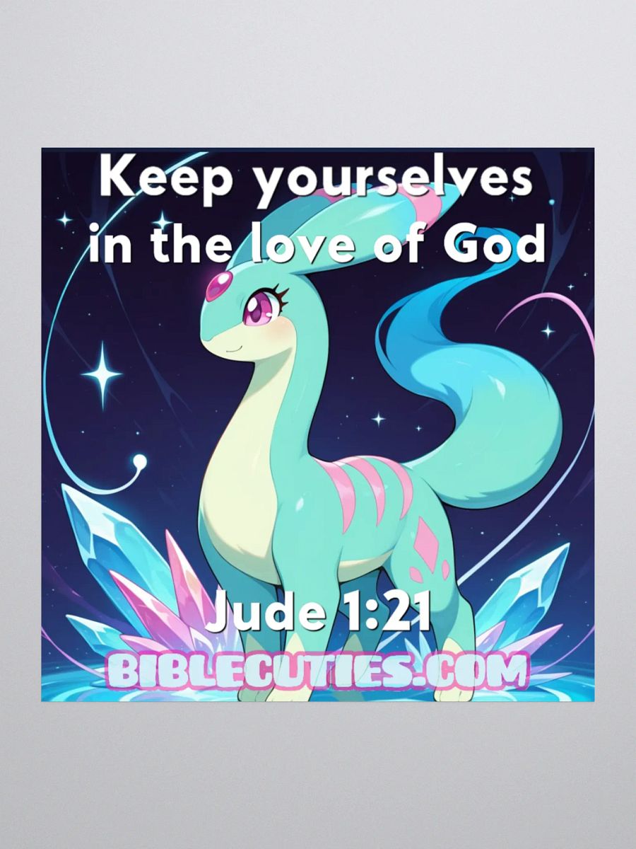 Bible Cuties Sam - Keep yourselves in the love of God Sticker product image (2)