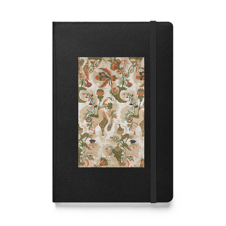 Symmetrical Floral. Hardcover Notebook product image (1)