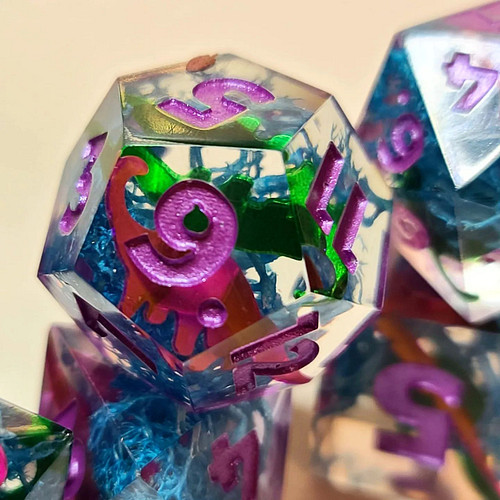 Jurassic roll? 

These sparkly dice are a billion years in the making. That's how science and evolution works, right? (This i...