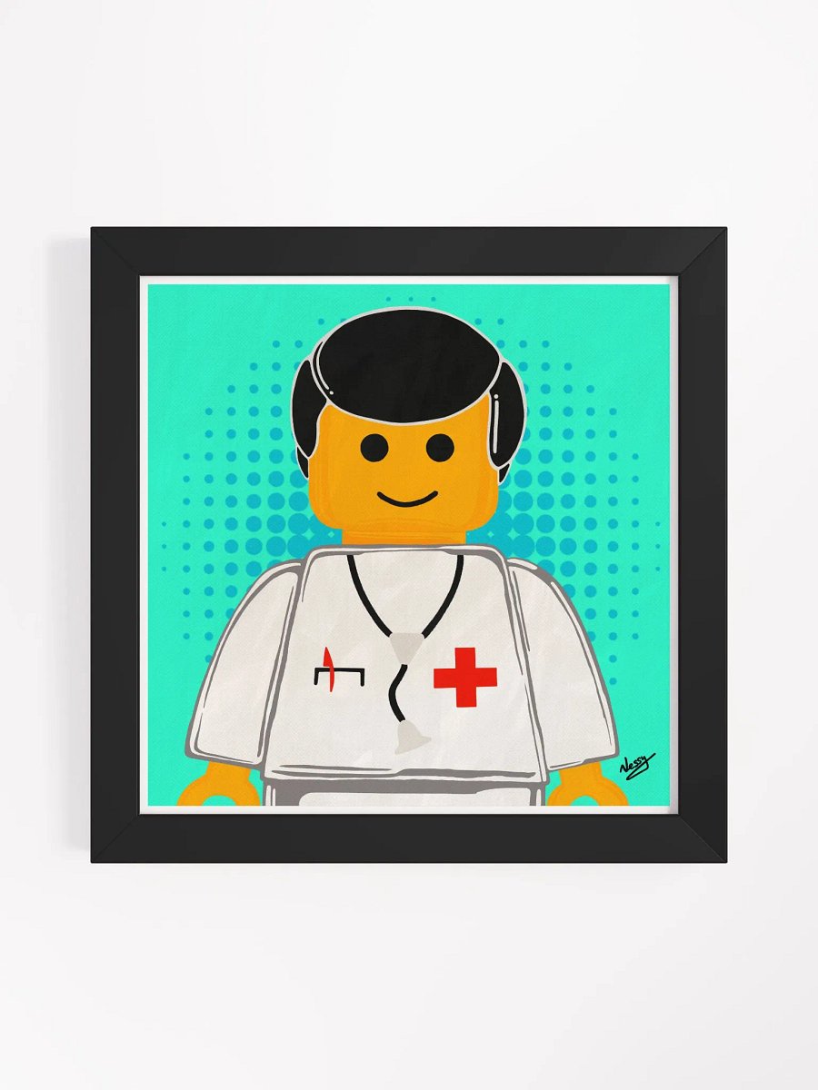 LEGO PEOPLE - Mr Doctor (Framed Matte Print) product image (1)