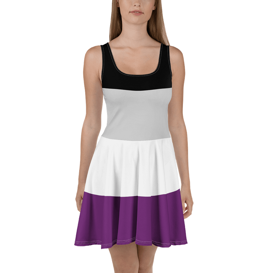 Asexual Pride Flag Skater Dress product image (2)
