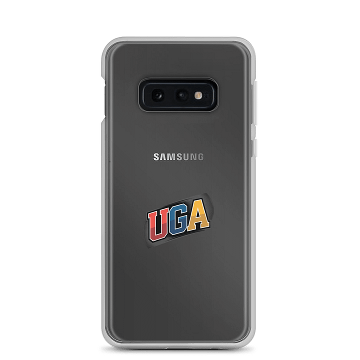 Vibrant UGA Letter Clear Samsung Case product image (3)