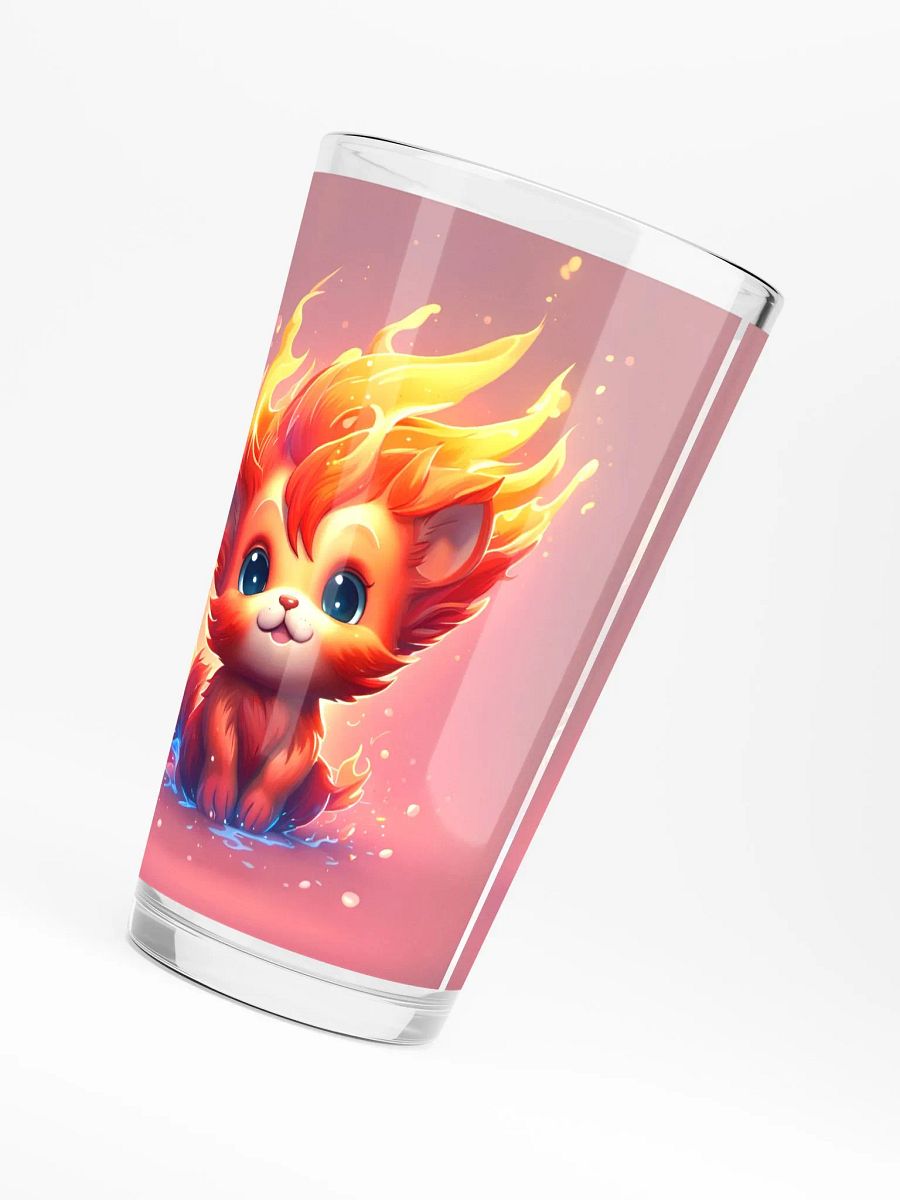 Fire Cat Pint Glass product image (6)