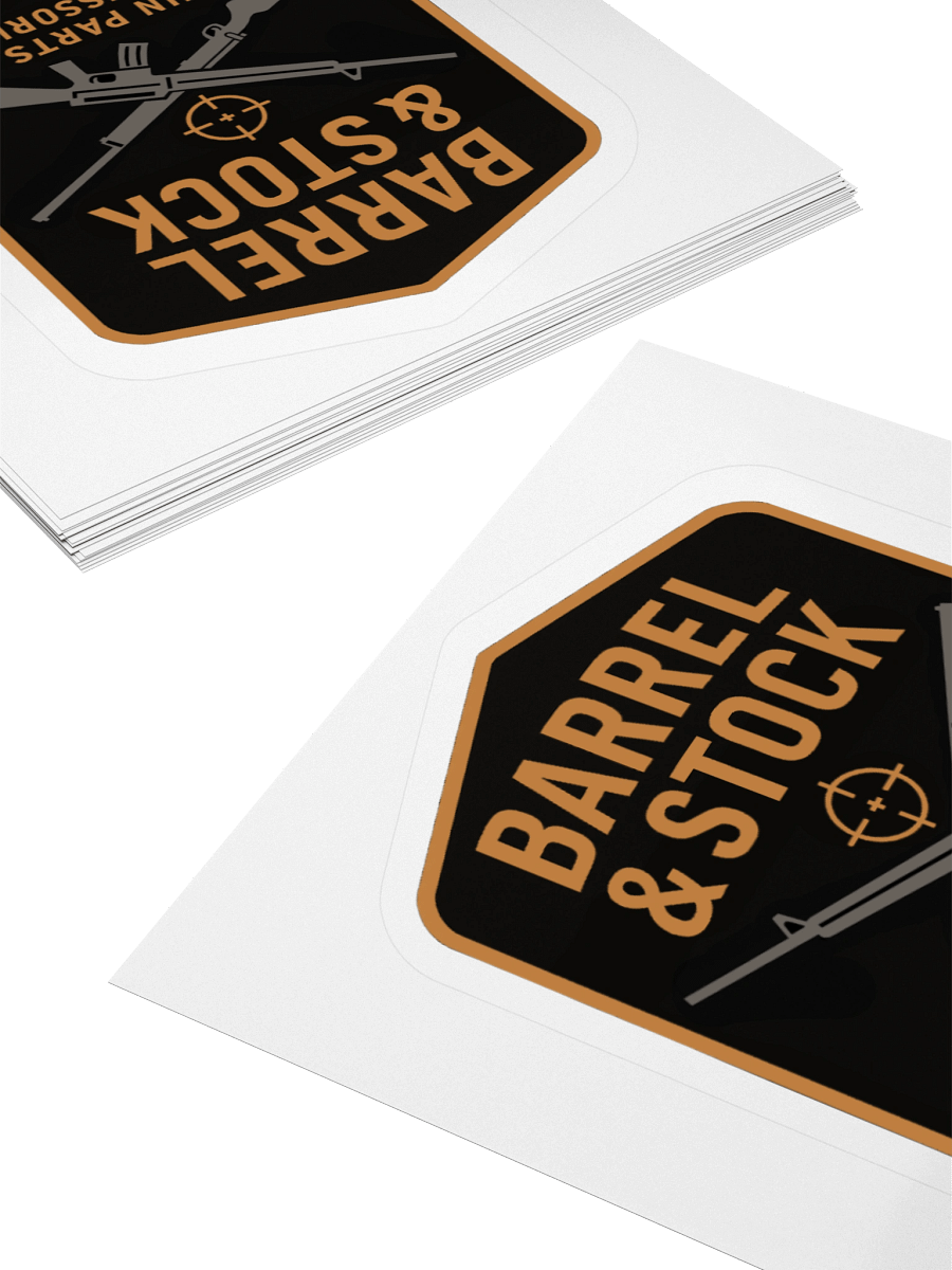 Crossed Firearms Kiss Cut Stickers product image (4)