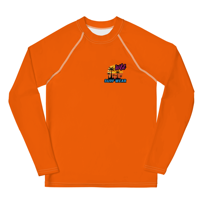 Wild Orange Neon Youth Rash Guard product image (1)