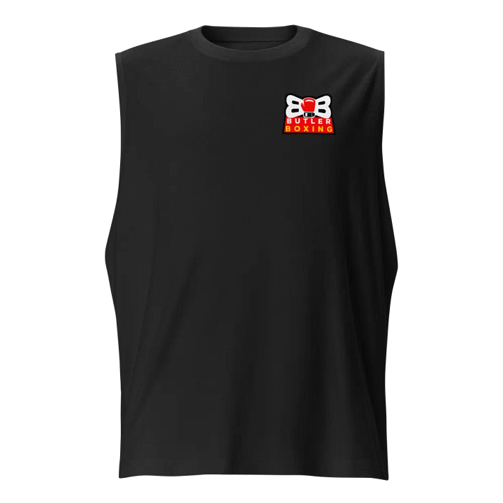 Butler Boxing Black Tank Top (Embroidered) product image (1)
