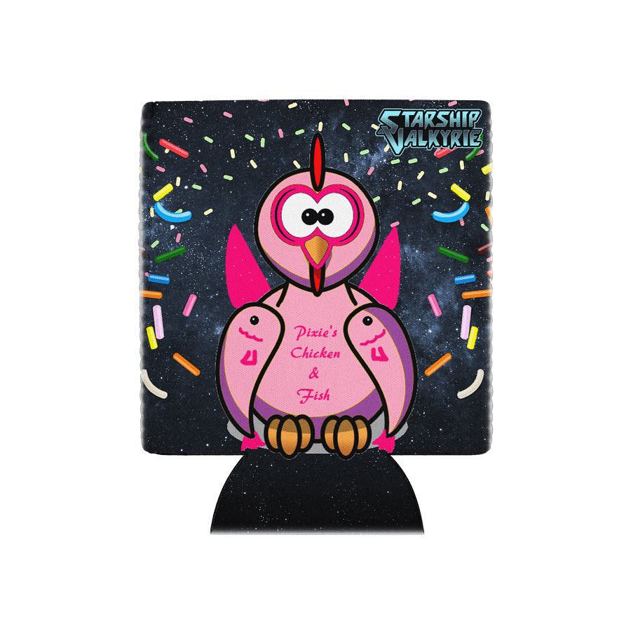 Starship Valkyrie Pixie's Chicken and Fish Coozie product image (10)
