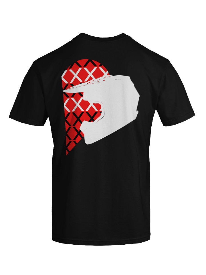 Matching Off-Road Helmet Heart (White-Right) | Shirt product image (1)