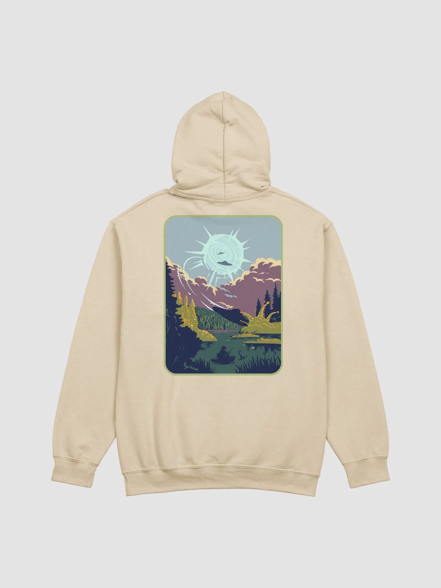 UFO Fishing Hoodie product image (3)