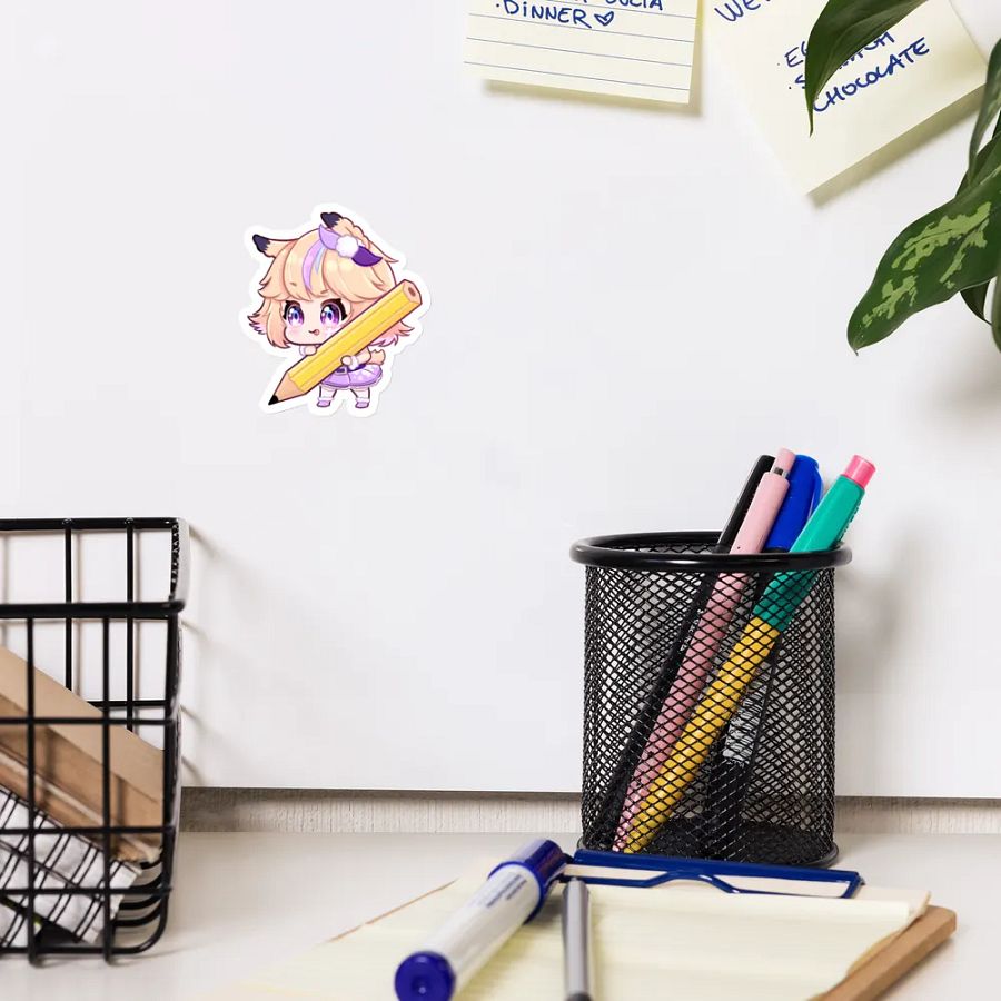 Artsy Chibi Alpaca Magnet product image (8)