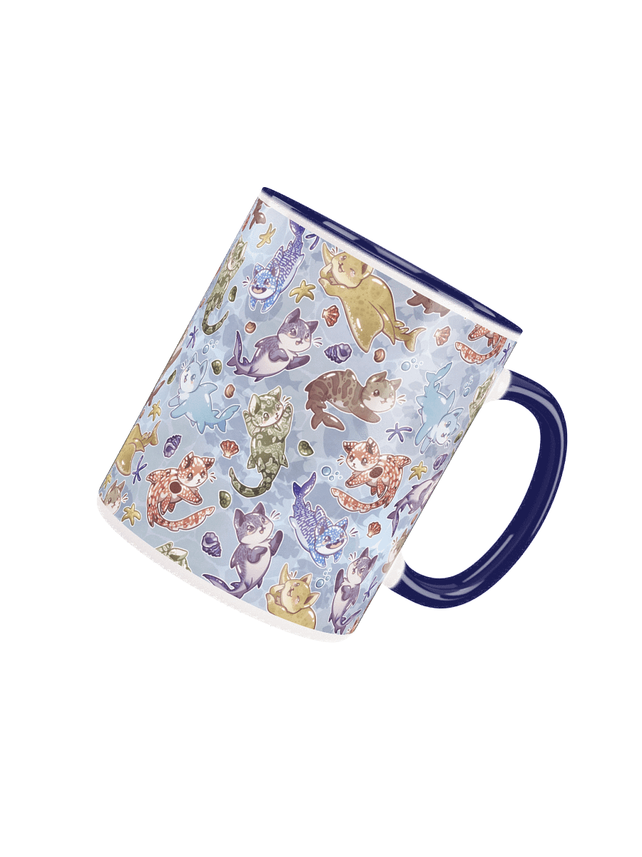 CATSHARK - ceramic mug with color inside product image (43)