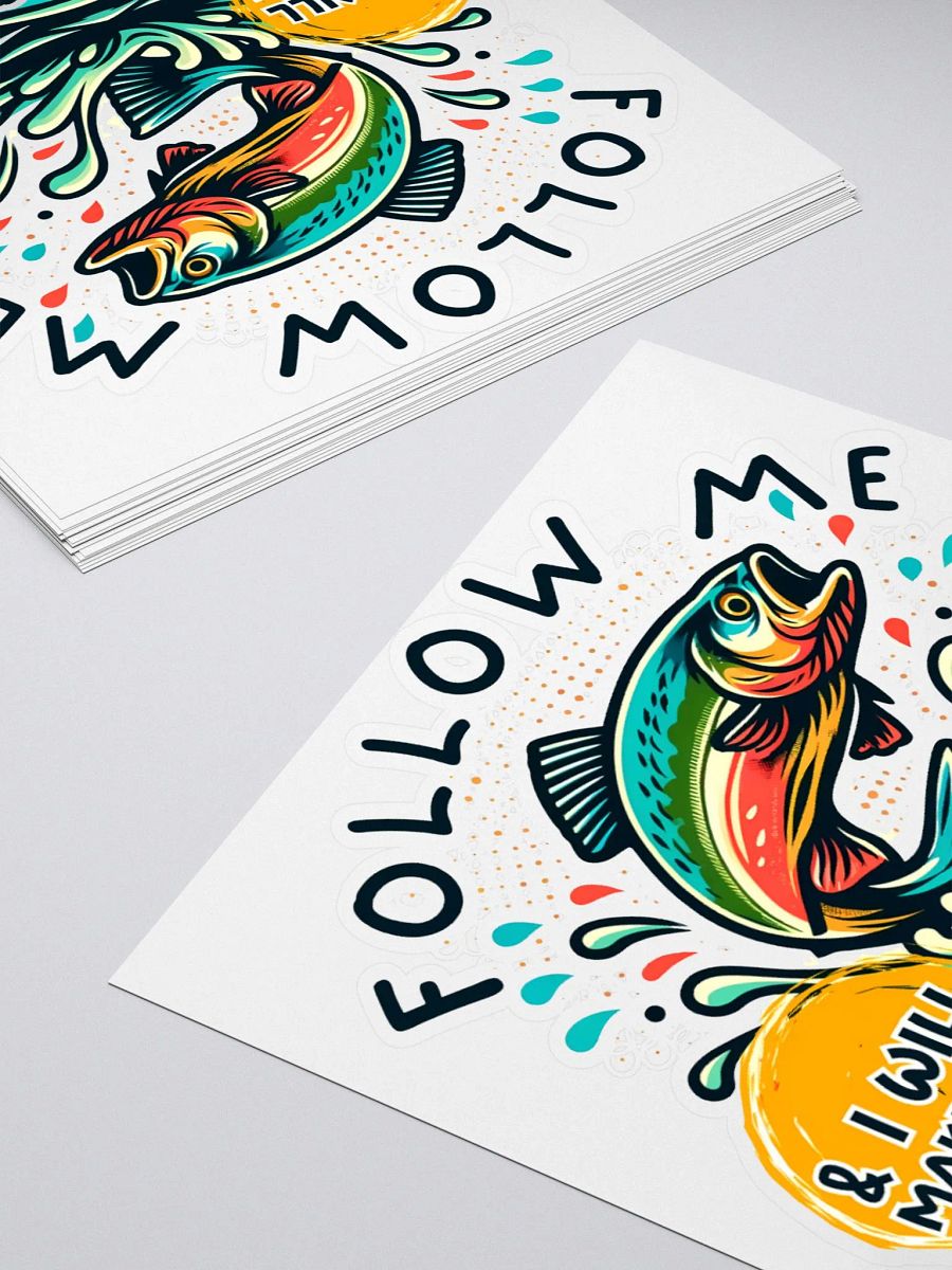 Follow Me and I Will Make You Fishers of Men Kiss Cut Sticker product image (10)