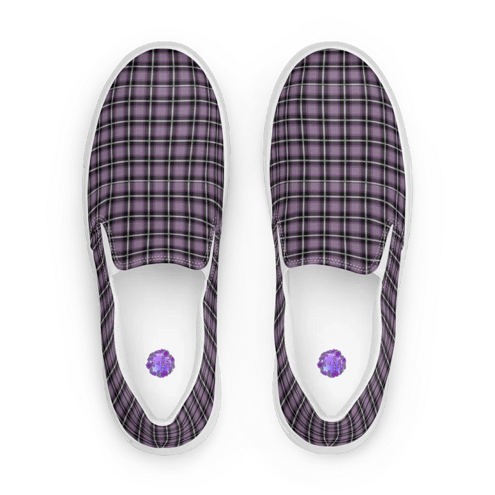 Women's Purple Plaid Perfection Slip-ons product image (1)