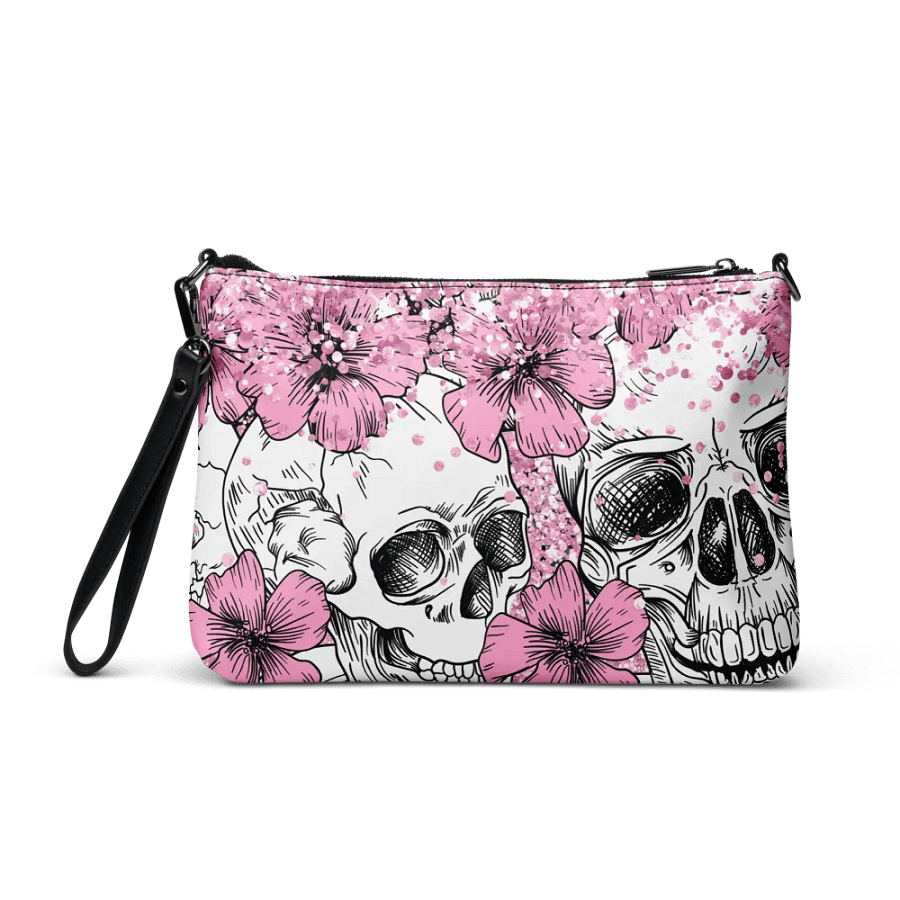 Skull & Pink Flowers Purse product image (3)