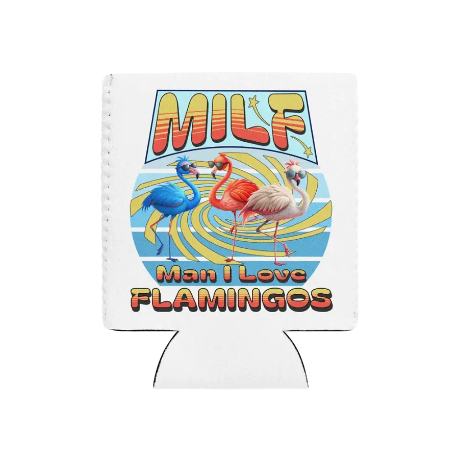 MILF Man I Love Flamingos Can Coozie product image (1)