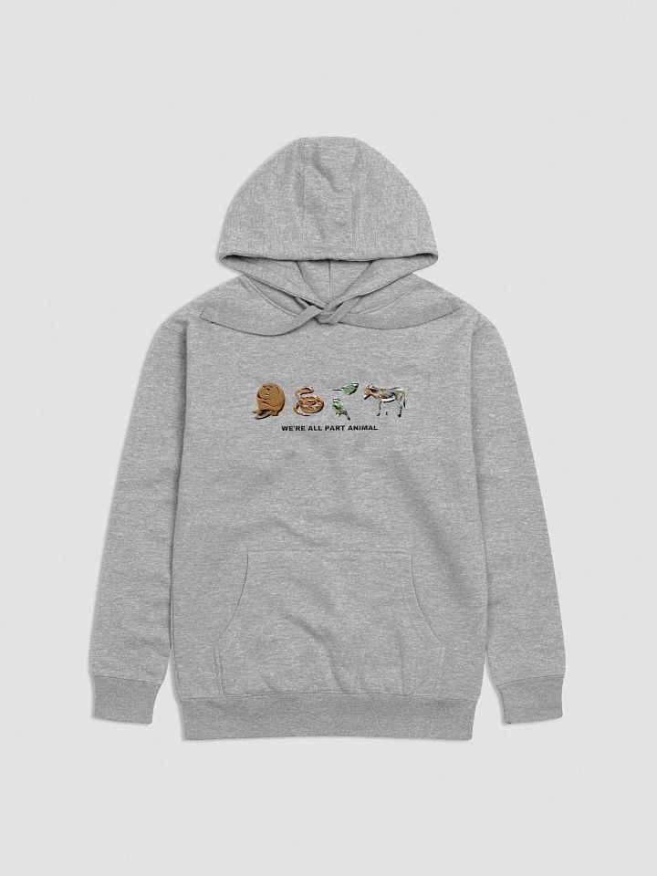 Embroidered Hoodie - We're All Part Animal product image (3)