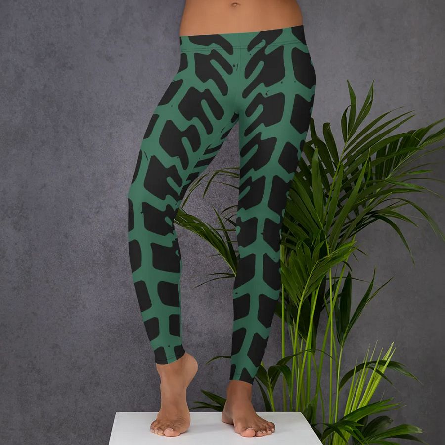 Green Tracks All-Over Leggings product image (5)