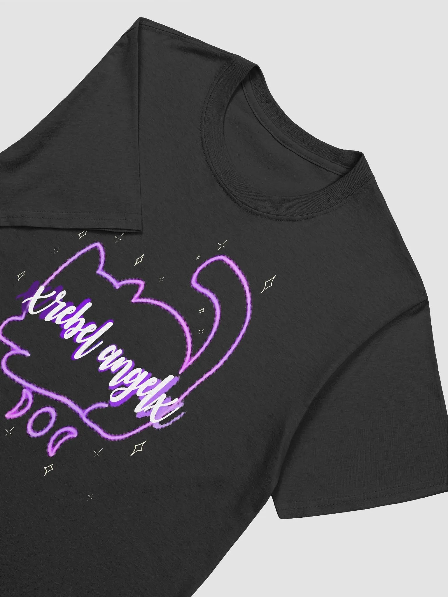 Rebel Neon Logo Unisex Soft T-Shirt product image (3)