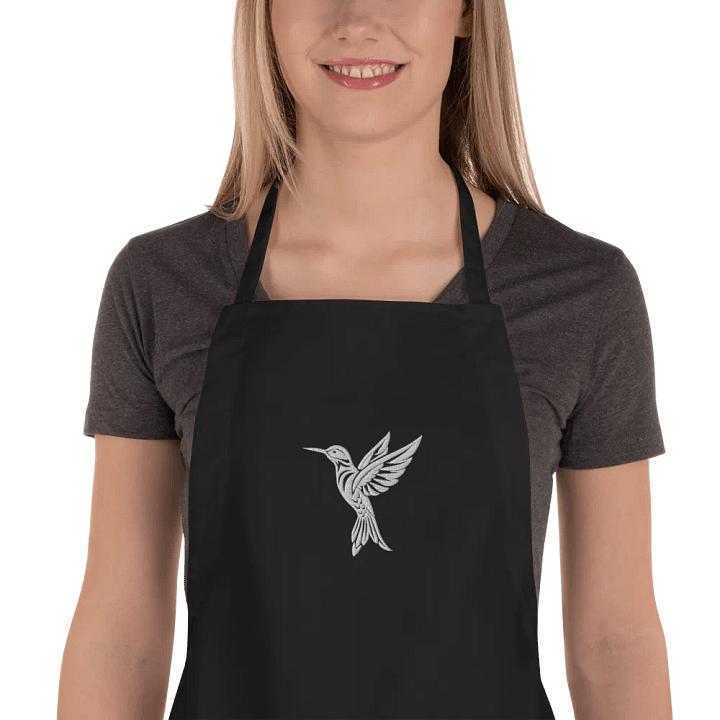 Flight of Flavor Hummingbird Embroidered Apron product image (1)