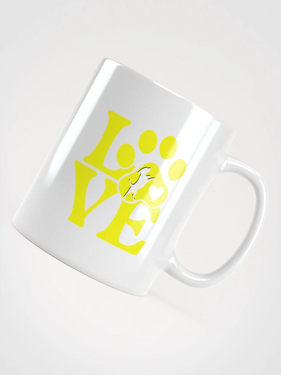 Dog Lover Coffee Mug, Yellow Love product image (4)