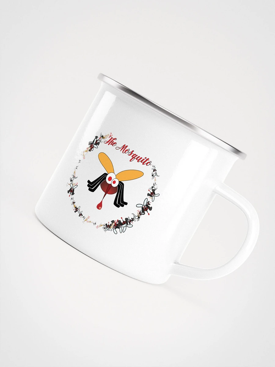 Whimsical Mustache Men Enamel Mug product image (5)