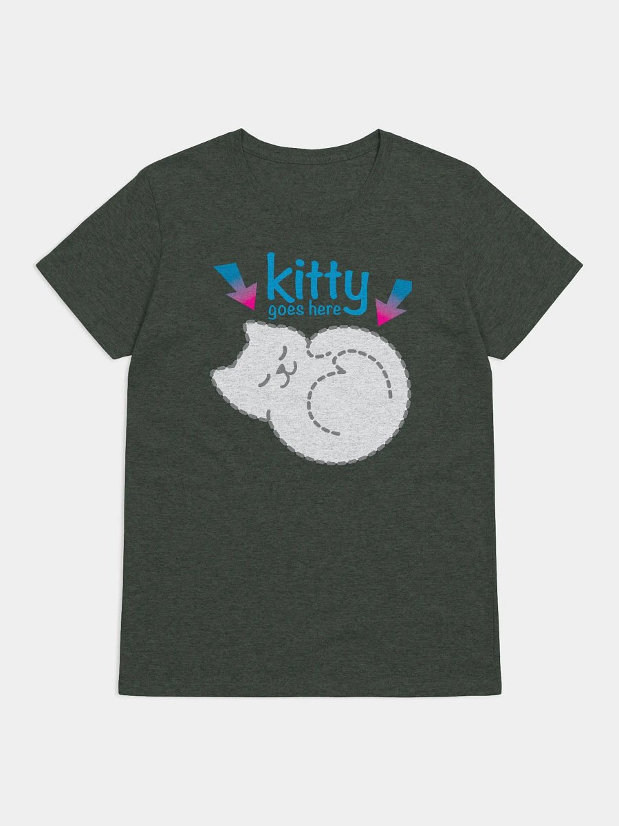 KITTY goes HERE! • women's heavy cotton t-shirt by Gildan product image (1)