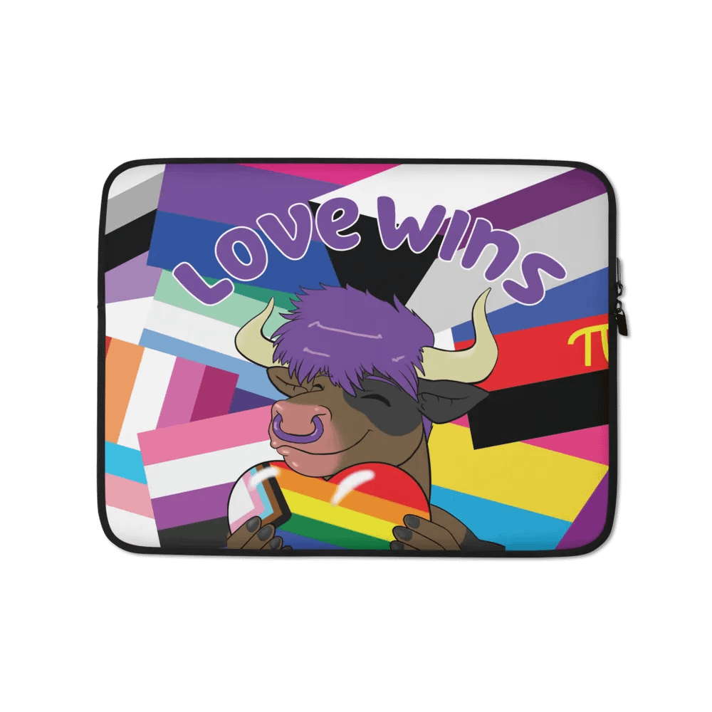 "Love Wins" Laptop Sleeve product image (1)