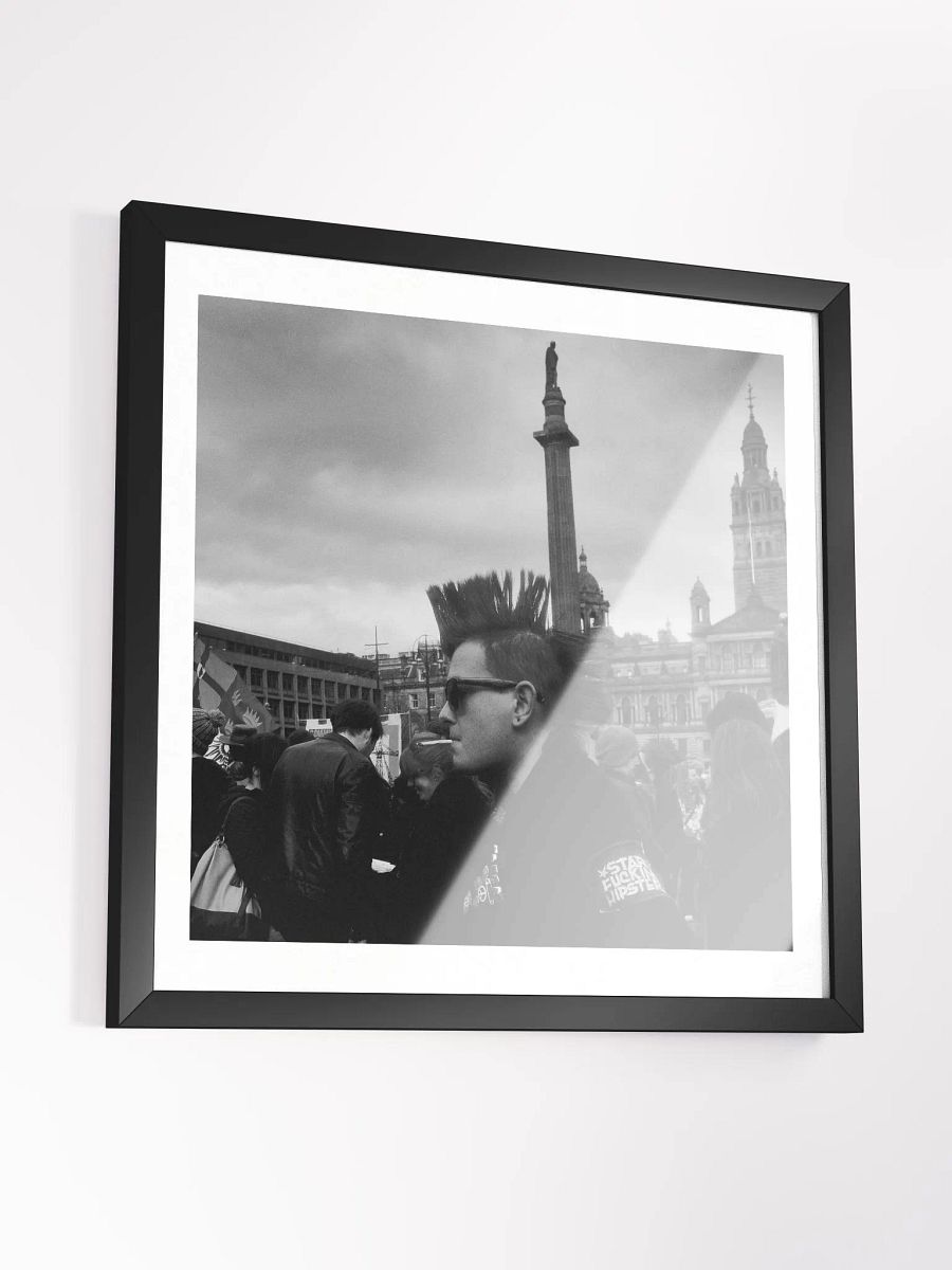 Framed Square Print Street Photograph Punk product image (3)