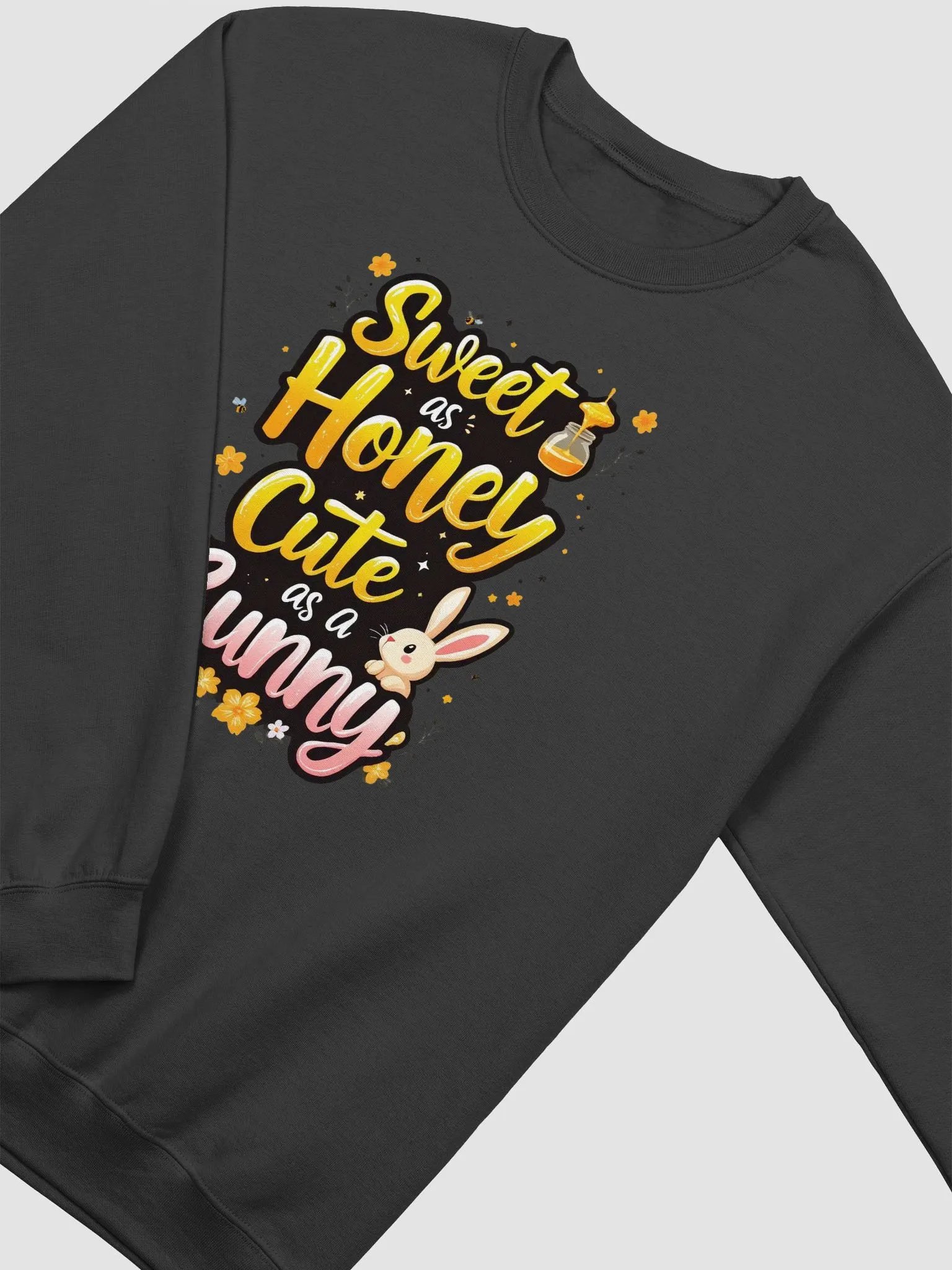 Sweet as Honey, Cute as a Bunny Crewneck product image (23)