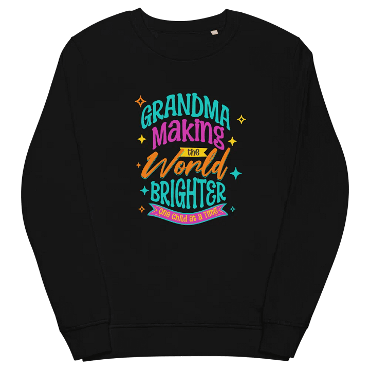 Grandma Brighter Days Organic Sweatshirt product image (2)