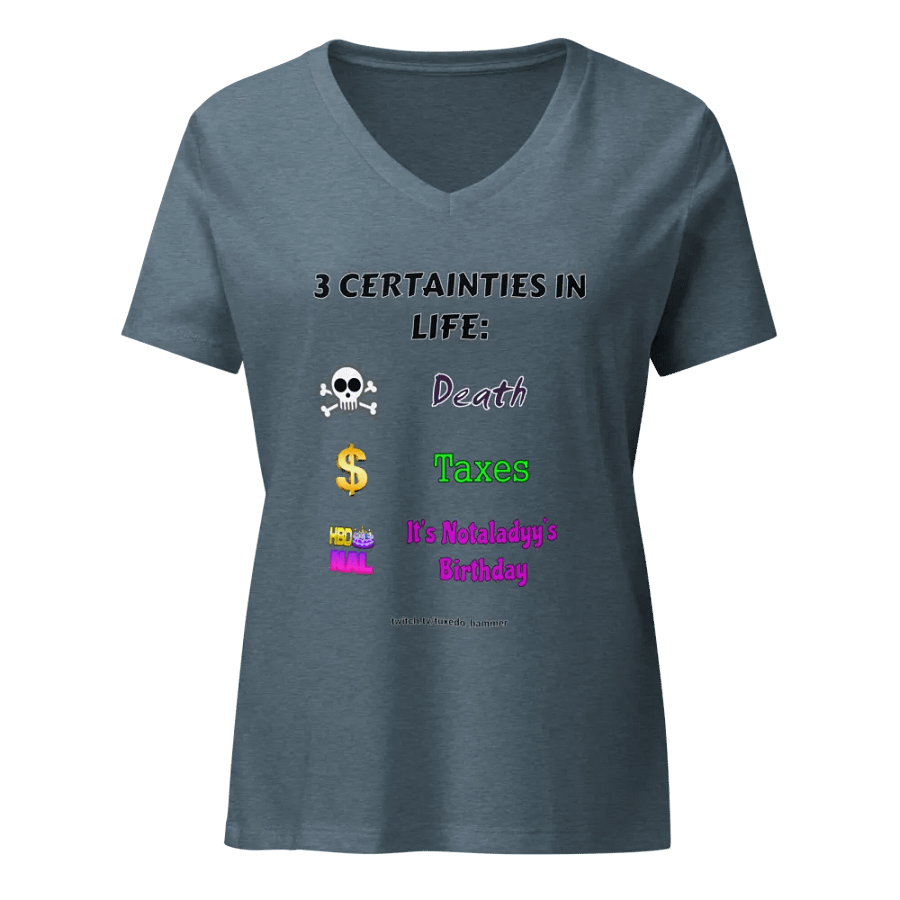 NAL Birthday Women's V-Neck Tee product image (37)