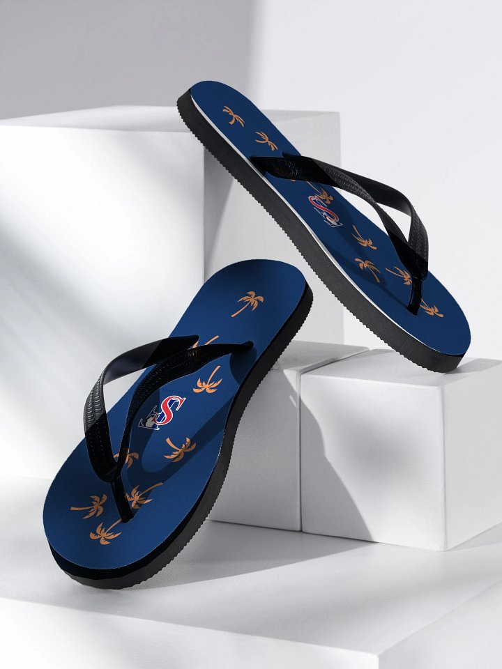 Tropical Palms Custom Flip-Flops product image (2)