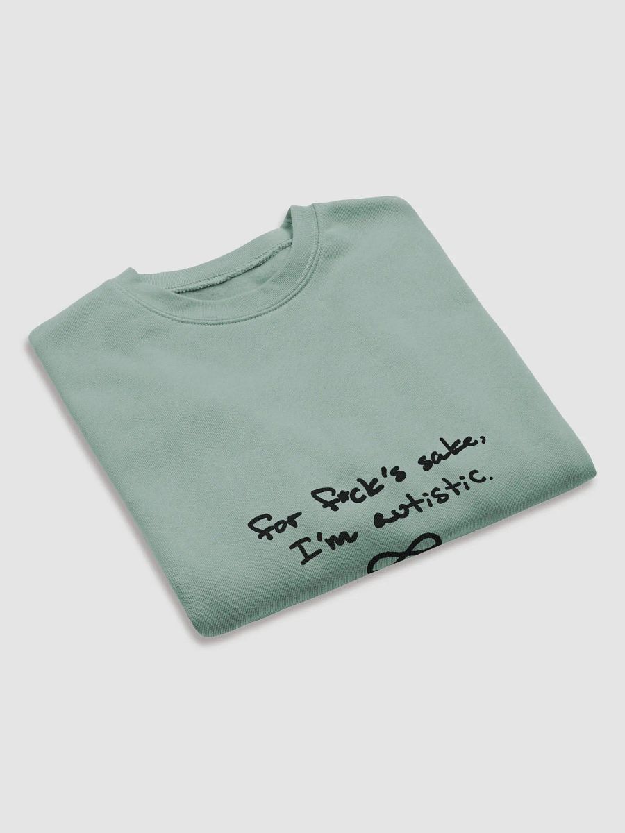 FFS I'm Autistic. cropped crewneck product image (4)