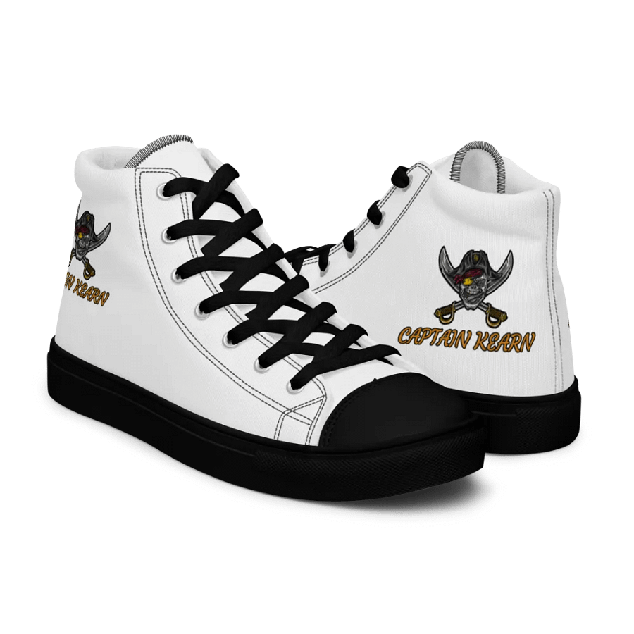 Captain's Skull High Top Canvas Shoes product image (11)
