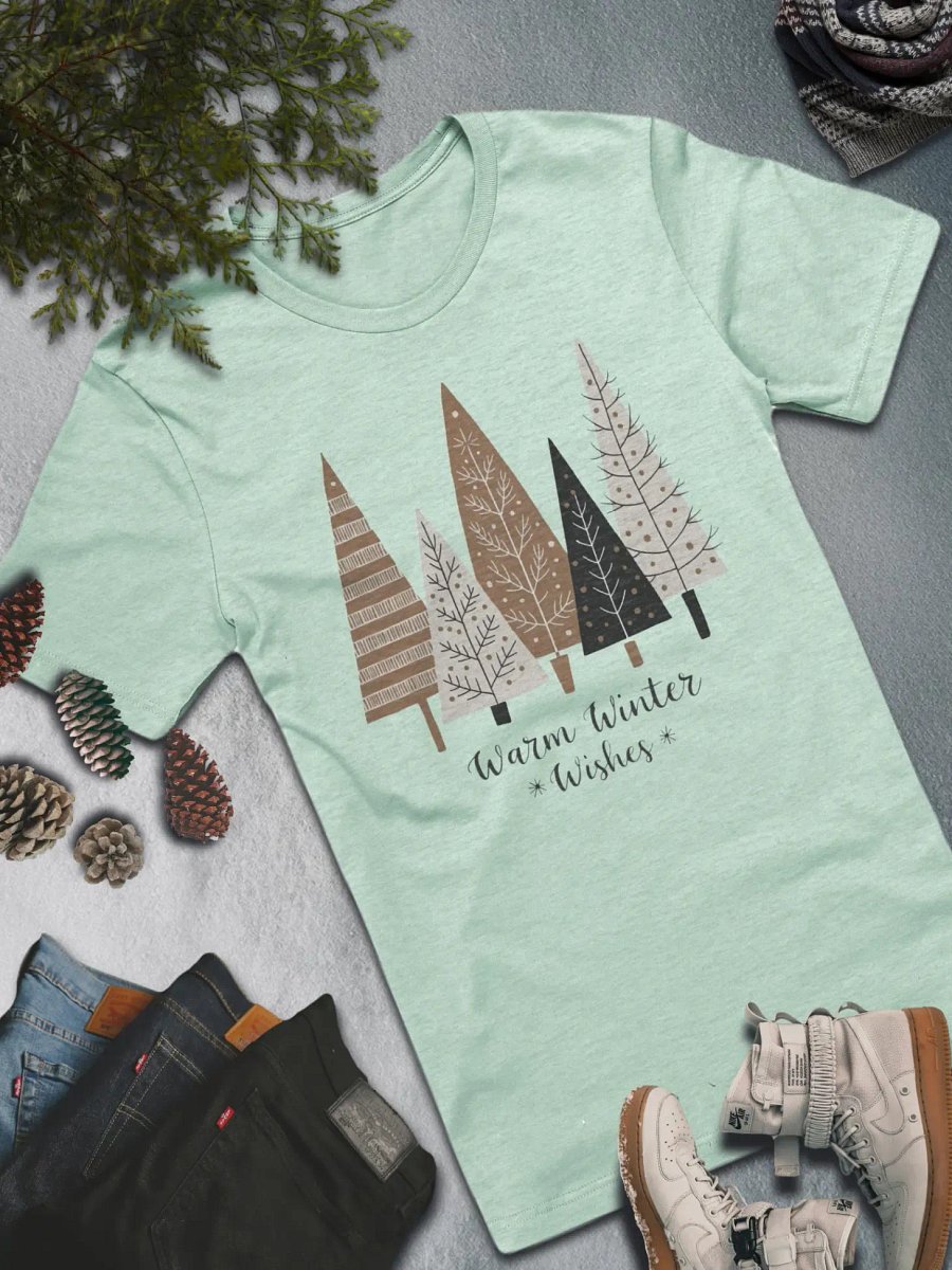 Warm Winter Wishes T-Shirt – Cozy and Stylish Holiday Fashion product image (3)