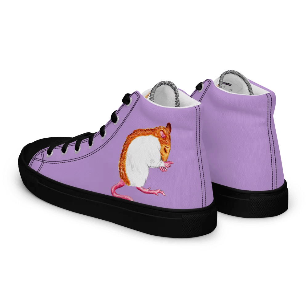 Laughing rat High top canvas shoes (womens) product image (3)