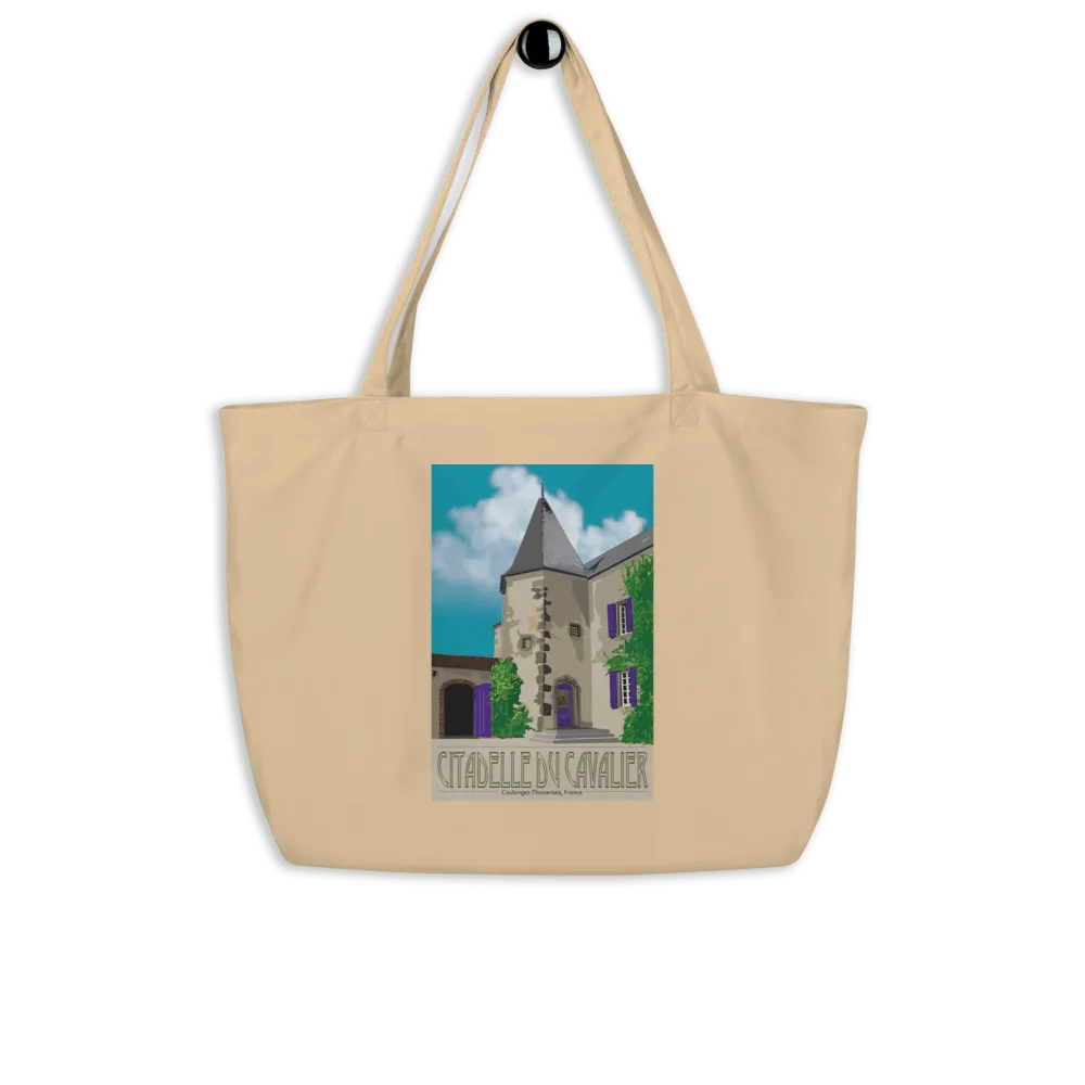 Eco Friendly Tote Bag with Château illustration product image (8)