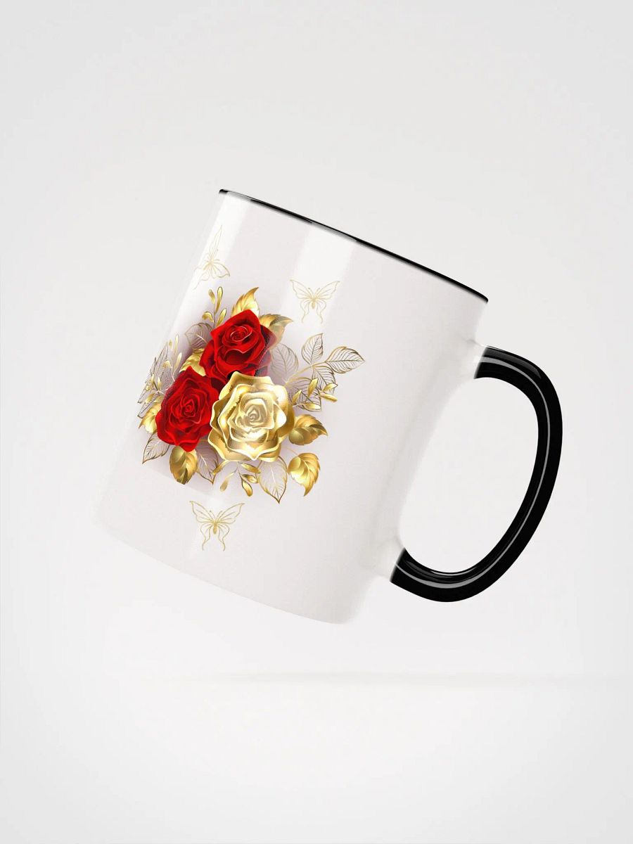 Golden Rose Elegance Ceramic Mug product image (3)