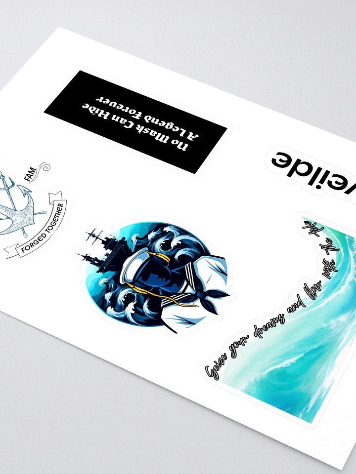 Legendary Nautical Kiss Cut Sticker Sheet product image (2)