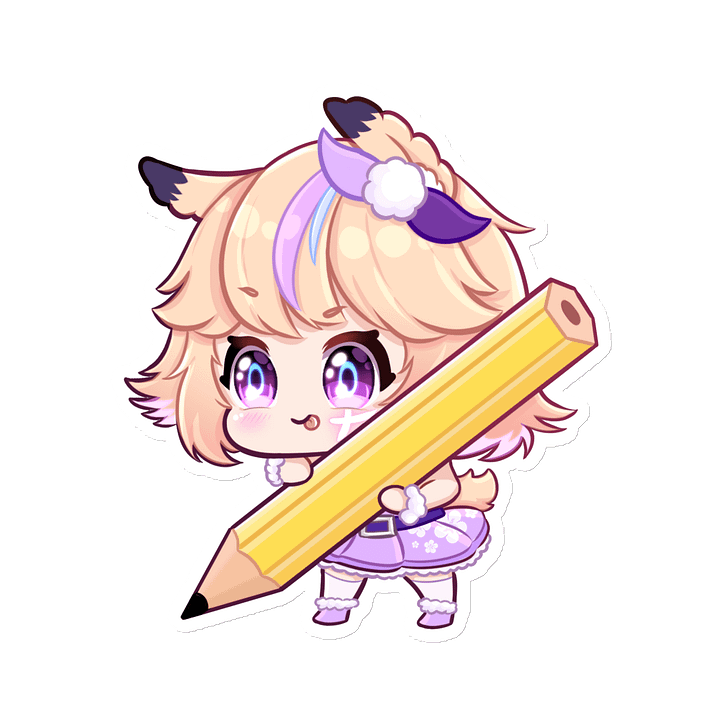 Artsy Chibi Alpaca Magnet product image (2)