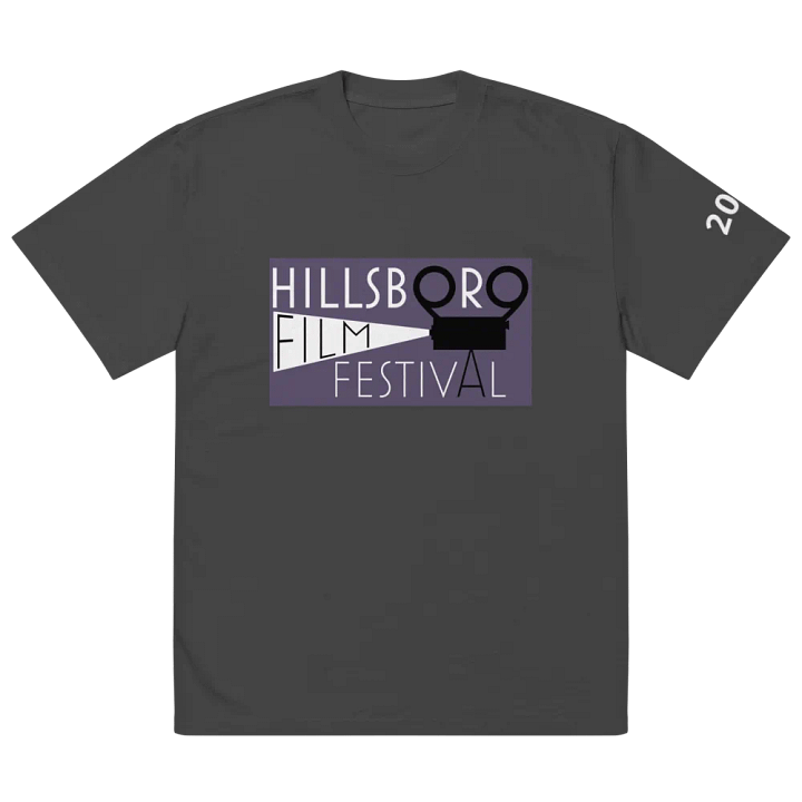 Black HFF 2025 T-shirt product image (2)