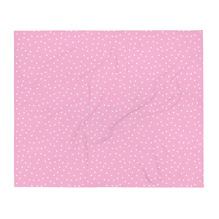 Pink Polkadot Blanket product image (1)