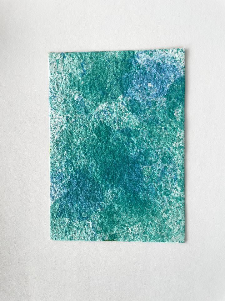 5x7 Original Blues and Greens product image (1)