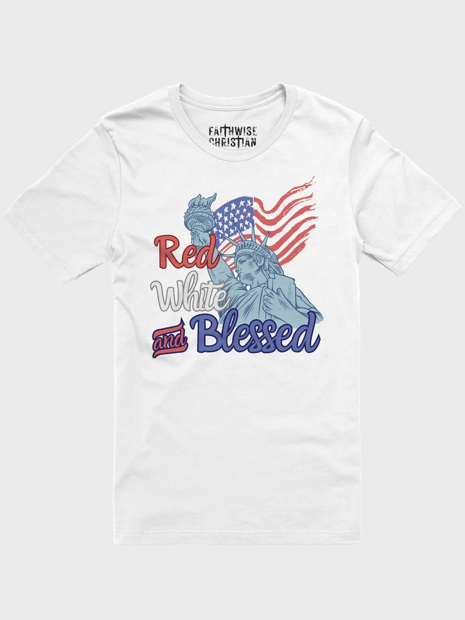 Red, White And Blessed T-Shirt product image (14)