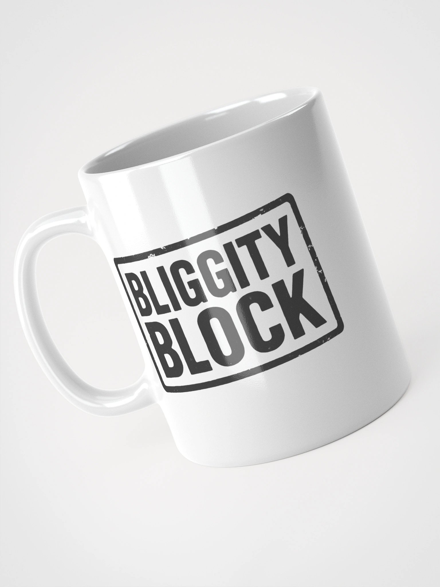 “Bliggity Block” Black Stamp Mug product image (8)