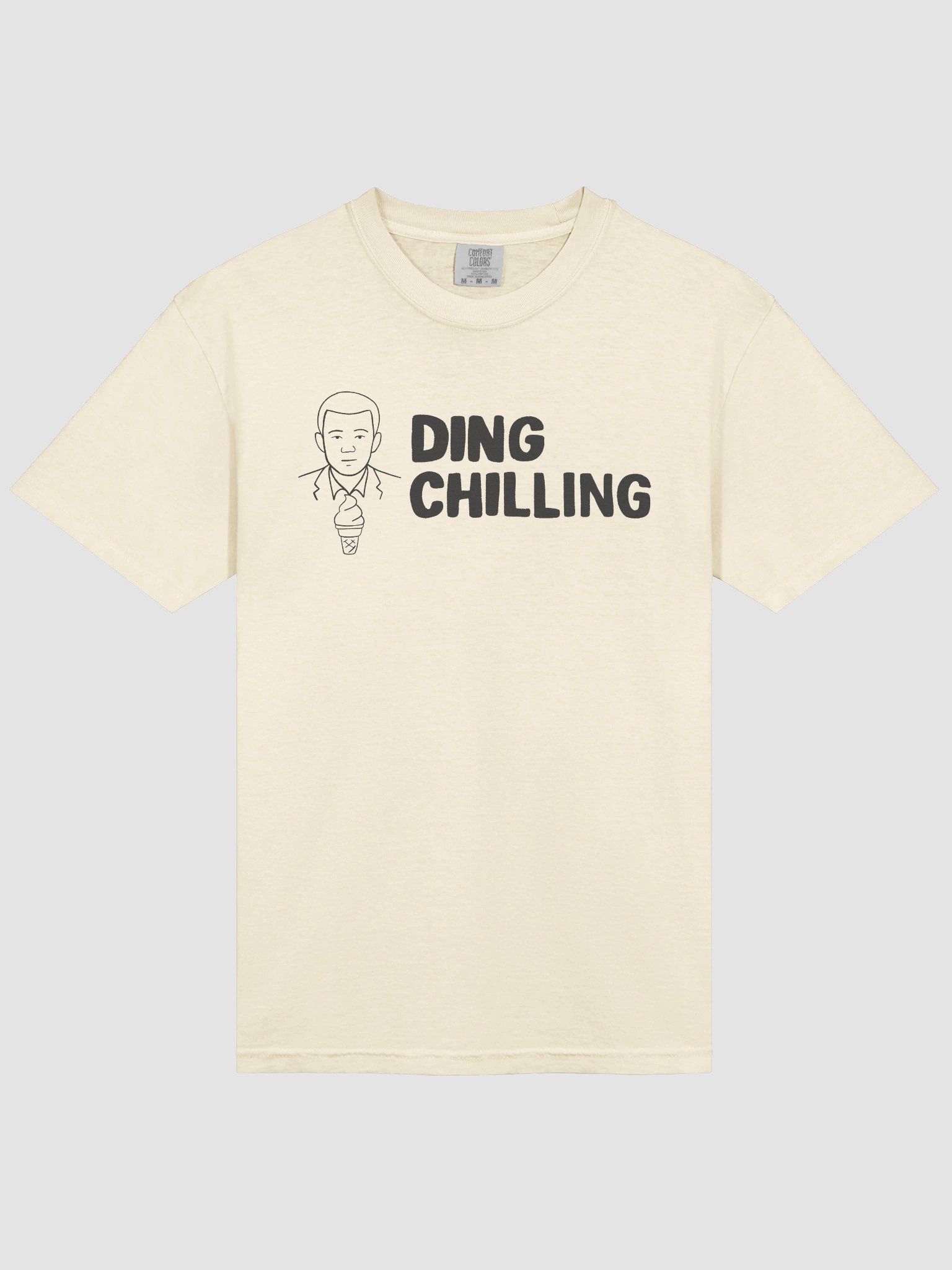 Ding Chilling [4b] – Funny Chess Meme Design | Black Line Art for Light Colors | T-Shirt product image (28)