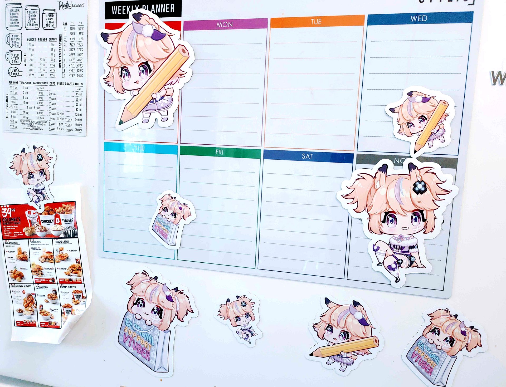 Emotional Support VTuber Magnet product image (3)