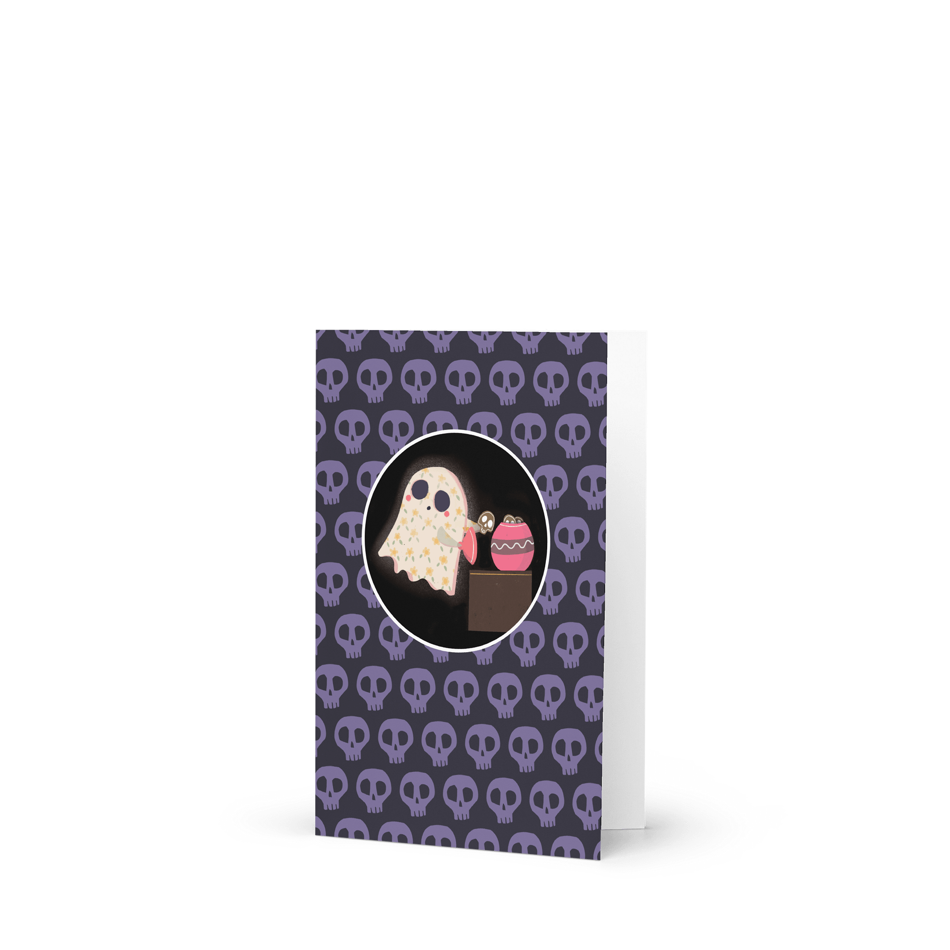 Little Ghost Cookie Thief - Greeting Card product image (4)