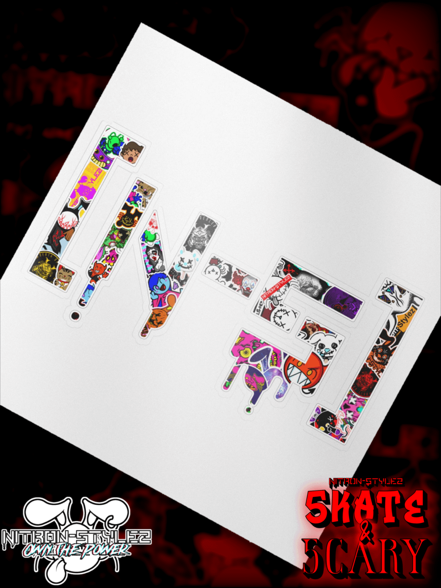 Wave 5 - Sticker Bomb Logo Kiss Cut Sticker product image (1)