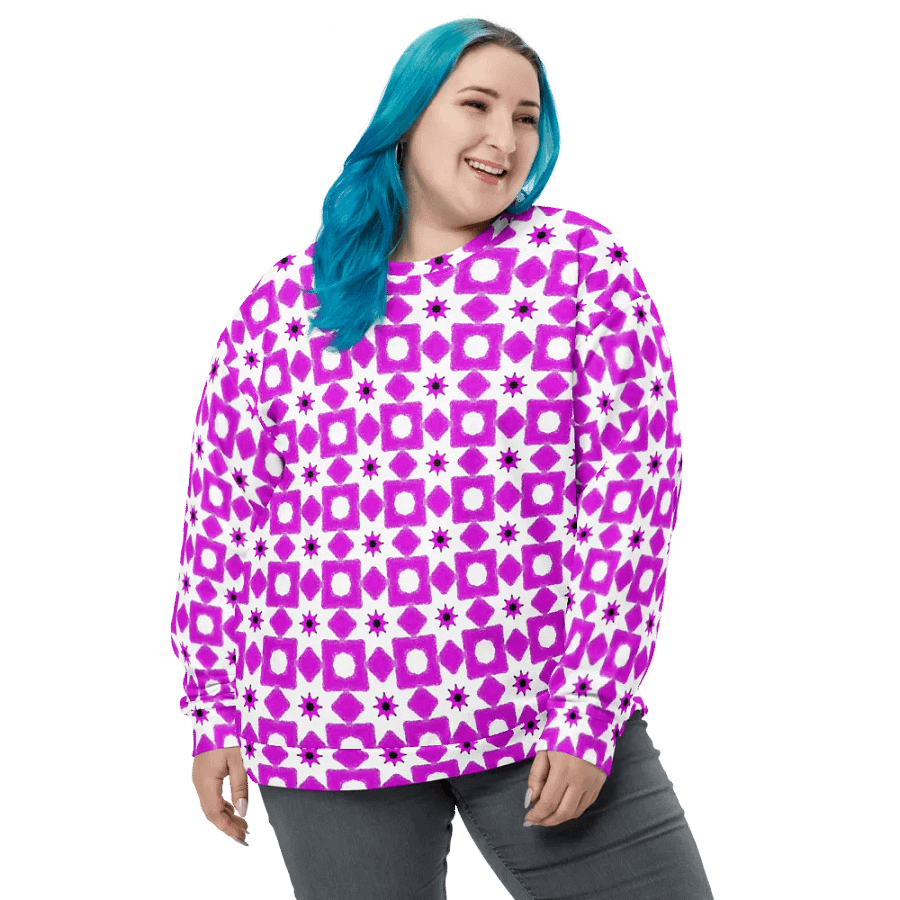 Abstract Fun Pattern Unisex All Over Print Sweatshirt product image (2)